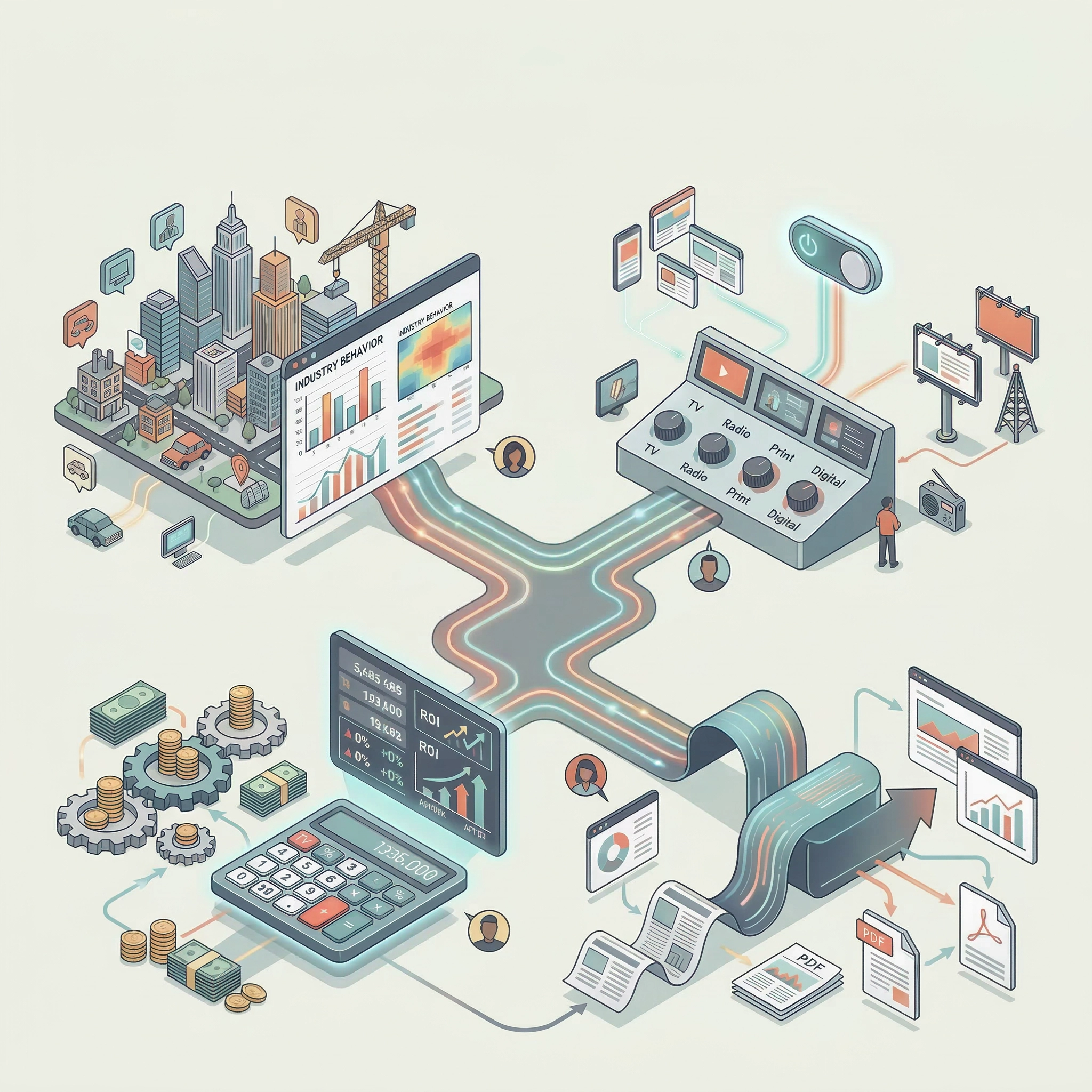 Gestión de medios digitales y tradicionales