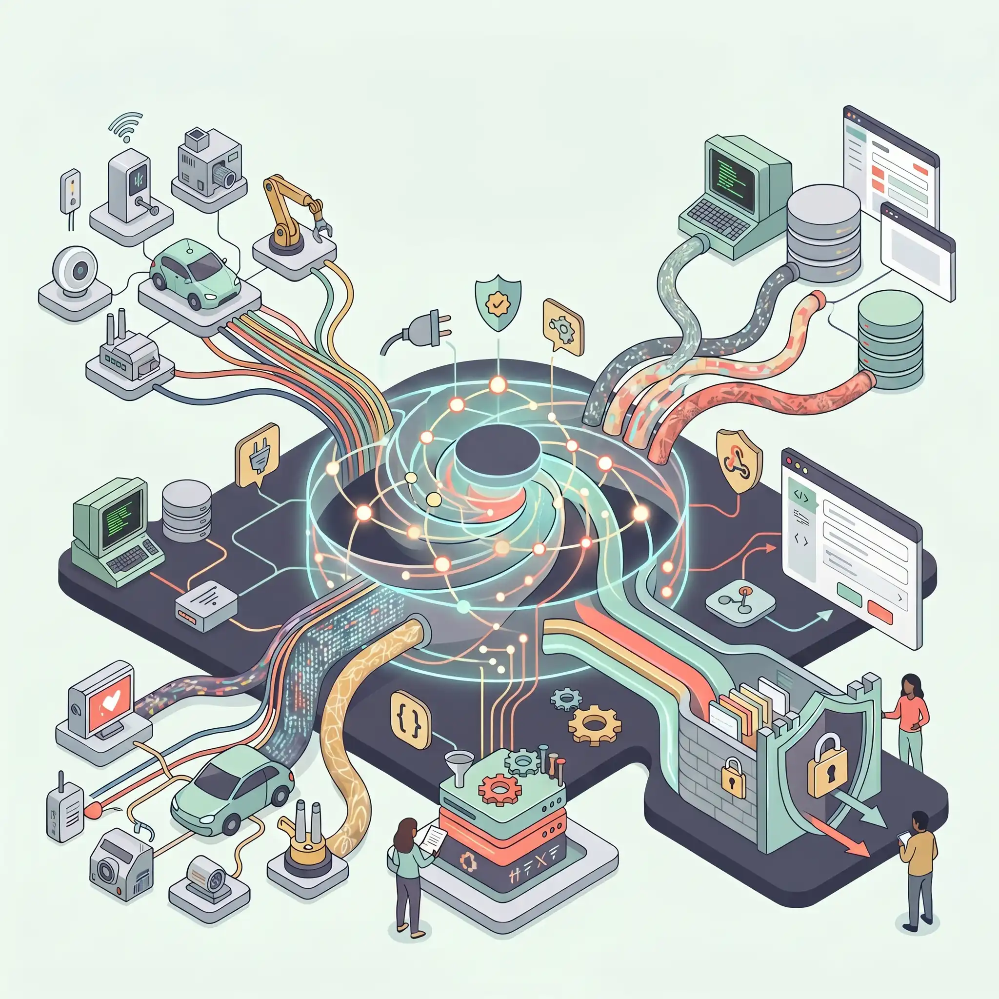 API connection diagram